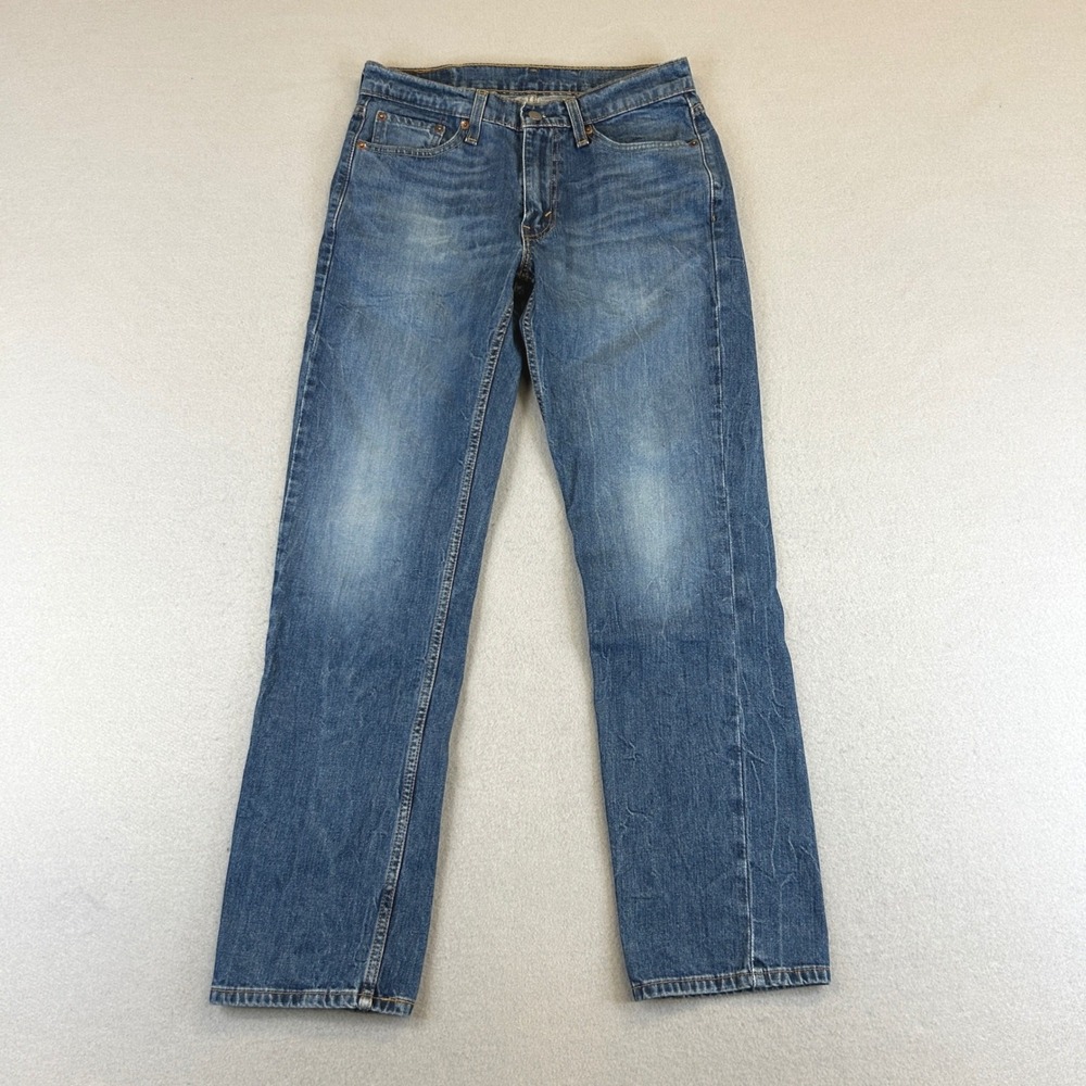 Levi's 514 Jeans Mens 30x32 (30x30) Blue Medium Wash Denim Straight Fit Classic